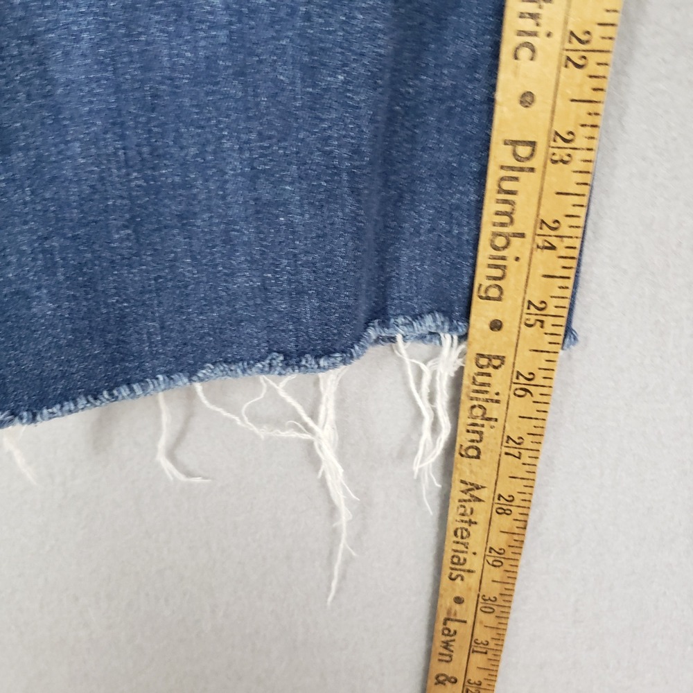 Hudson Size 29 Noa High Rise Straight Leg Ankle Jeans Casual Raw Hem Everyday - Picture 8 of 11